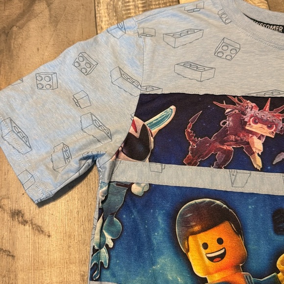 LEGO Blue Short Sleeve Tee with Cosmic Graphics-size XXL (18) - Picture 4 of 7